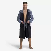 Bademantel Herren kompakt - zweifarbig grau für 12,99€ in Decathlon