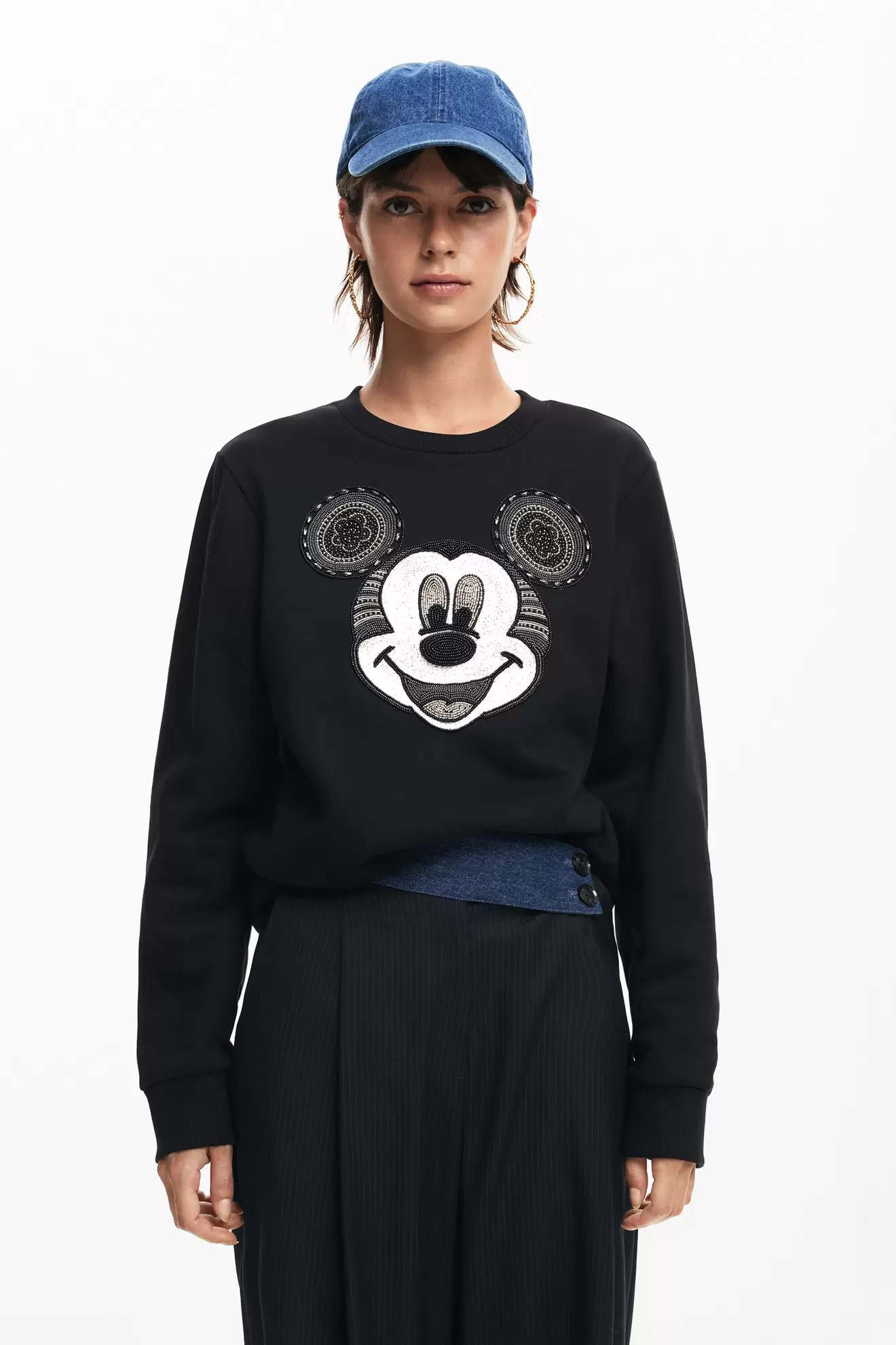 Mickey Mouse-Gesicht Sweatshirt für 97,3€ in Desigual