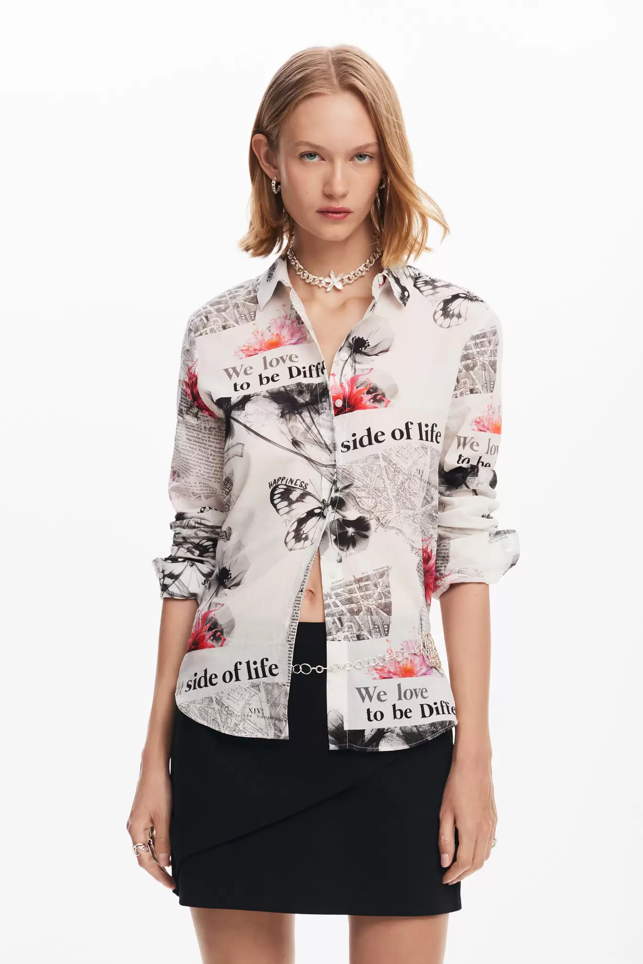 Bluse mit Blumenmuster für 55,96€ in Desigual