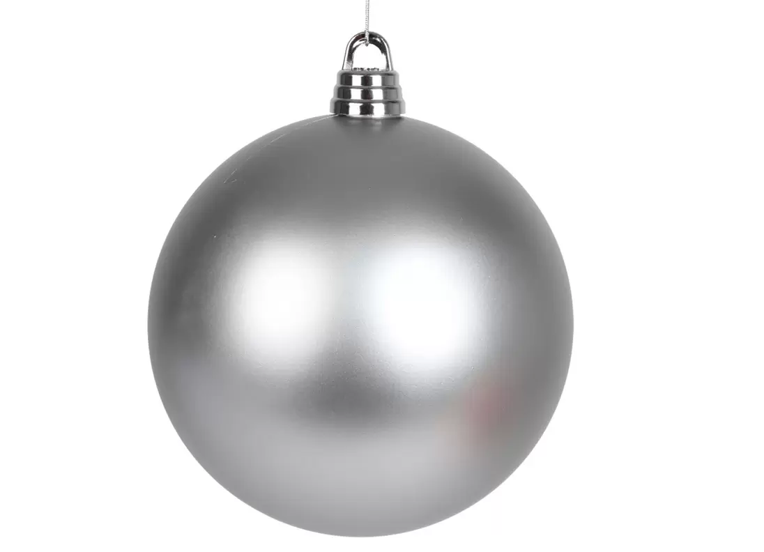 XXL-Weihnachtskugel 30cm Silber matt für 12,99€ in Thomas Philipps