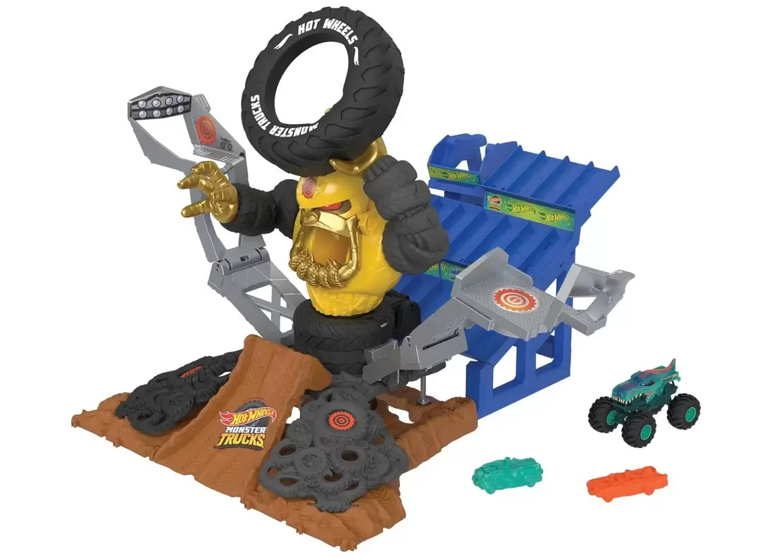 Hot Wheels Monster Trucks Mega-Wrex vs. Crushzilla für 24,99€ in Thomas Philipps