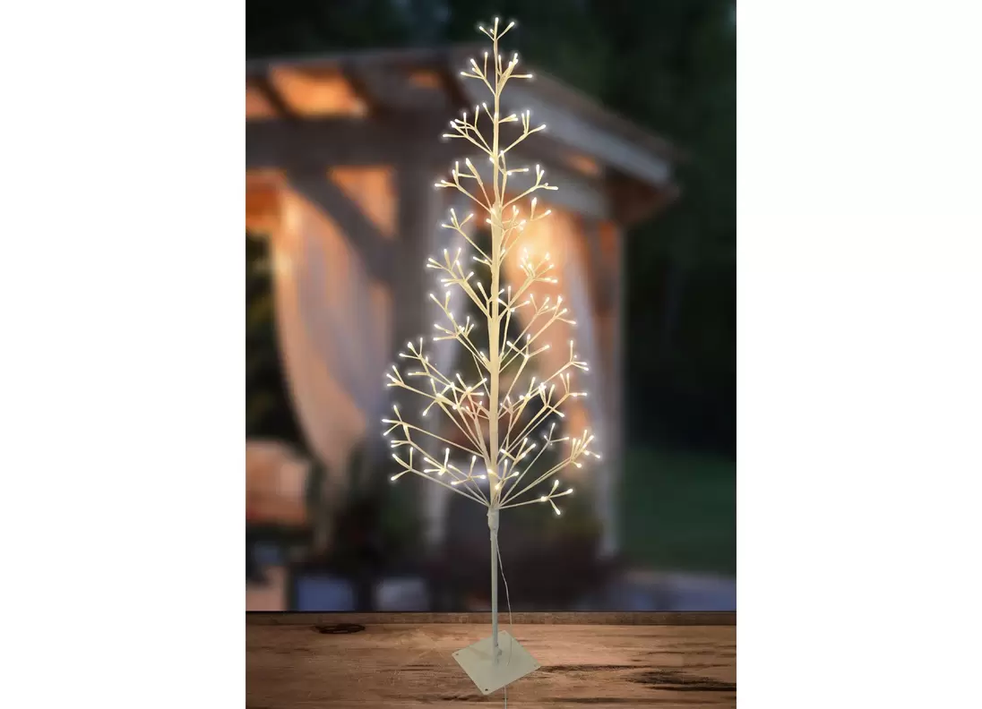 LED-Baum mit Timer 150cm 216 LEDs Warmweiß für den Außenbereich für 17,99€ in Thomas Philipps