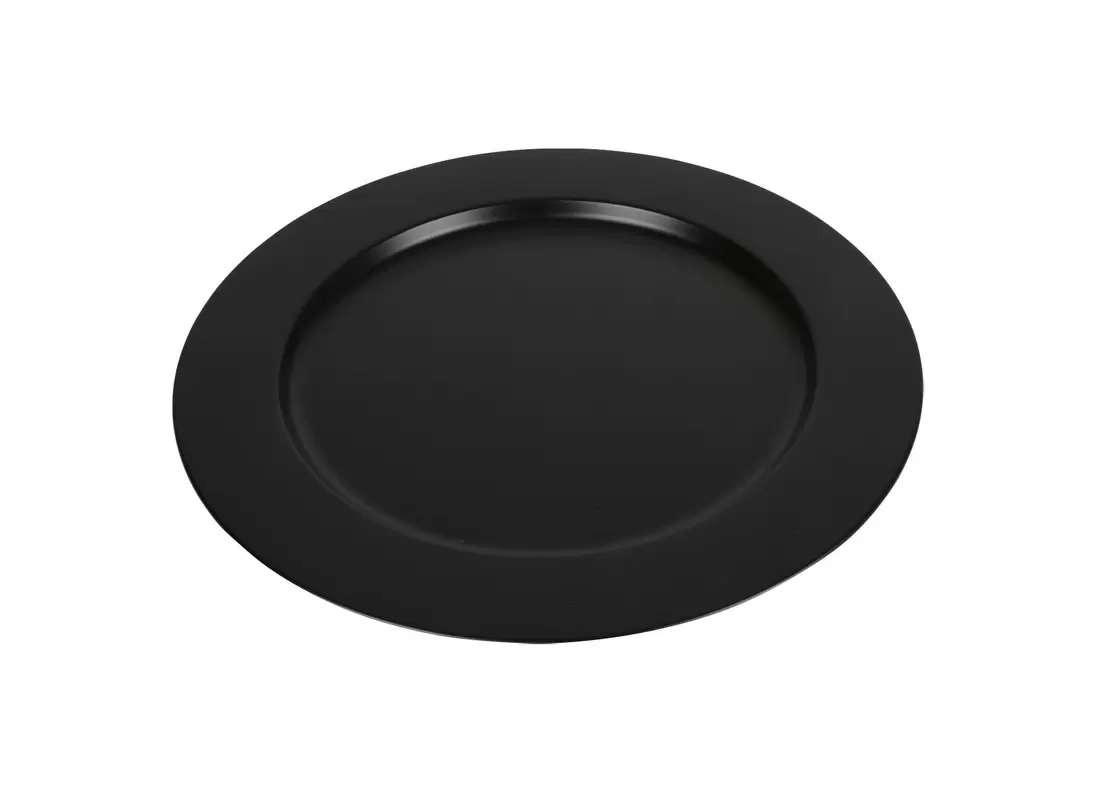 Edelstahl-Platzteller 35cm Schwarz/Matt für 4,99€ in Thomas Philipps