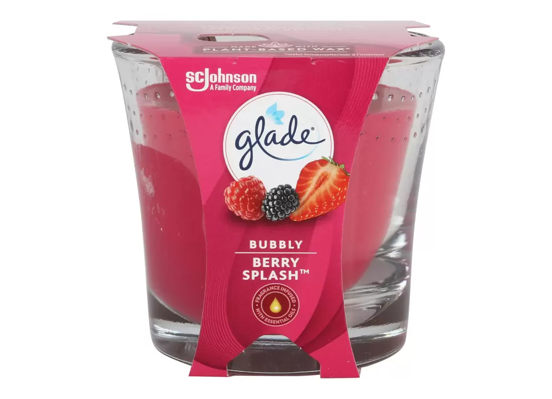 Glade Duftkerze Berry Splash 129g für 2,49€ in Thomas Philipps