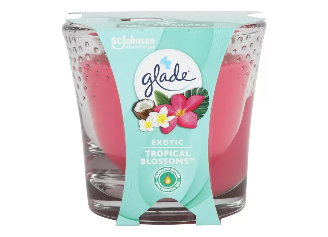 Glade Duftkerze Tropical Blossoms 129g für 2,49€ in Thomas Philipps