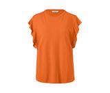 Shirt mit Volant, orange für 8€ in Tchibo