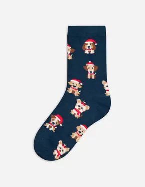 Socken - Christmas - dunkelblau für 2,99€ in Takko Fashion