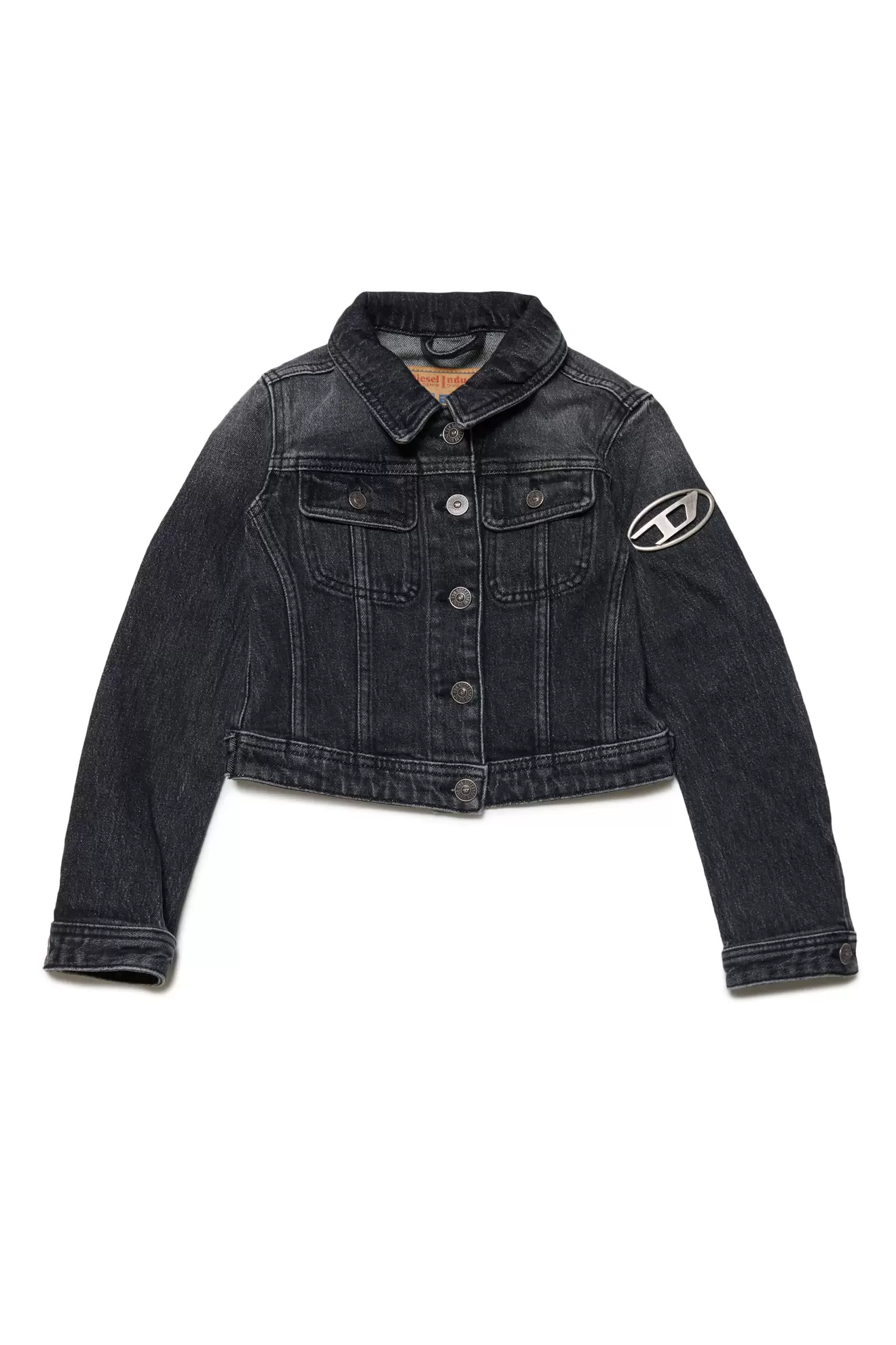 Trucker-Jacke mit Oval D-Plakette für 330€ in Diesel