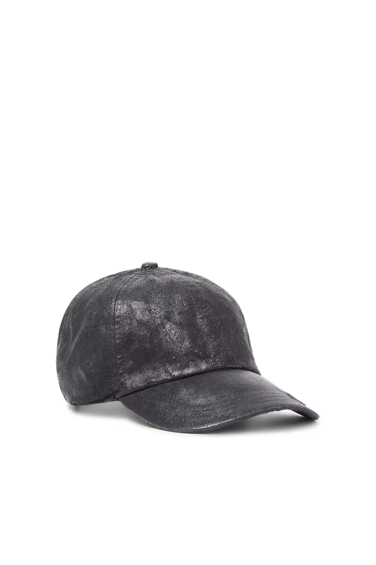 Basecap aus beschichtetem Denim für 150€ in Diesel