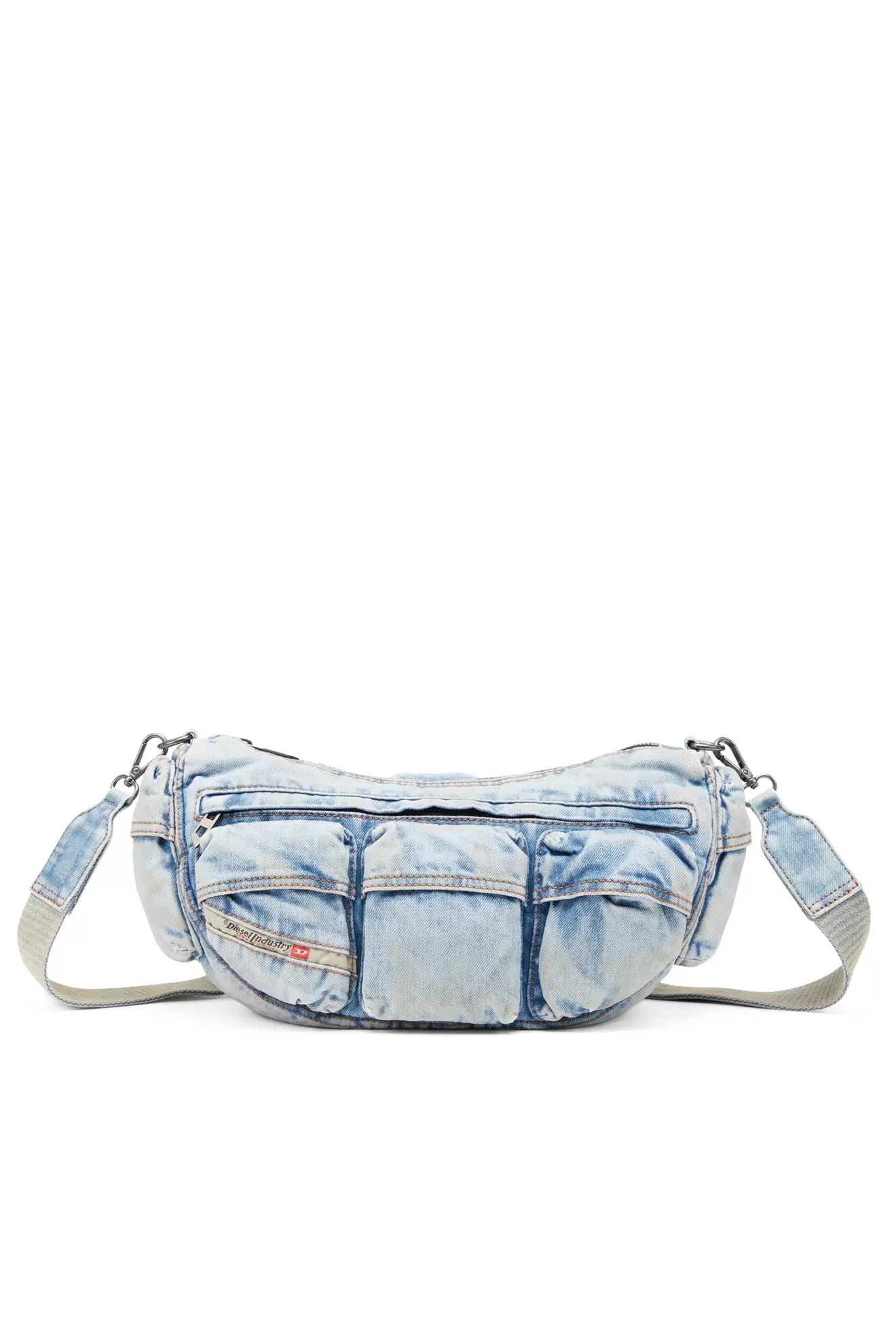 Travel 3000-Multipocket-Tasche aus behandeltem Denim für 350€ in Diesel