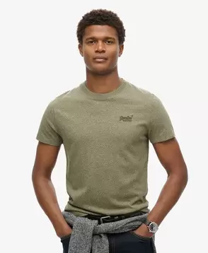 Essential T-Shirt aus Bio-Baumwolle mit Logo für 29,99€ in Superdry