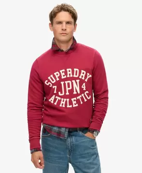 Athletic Sweatshirt mit Print für 79,99€ in Superdry