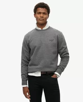 Essential Logo Sweatshirt mit Rundhalsausschnitt für 69,99€ in Superdry