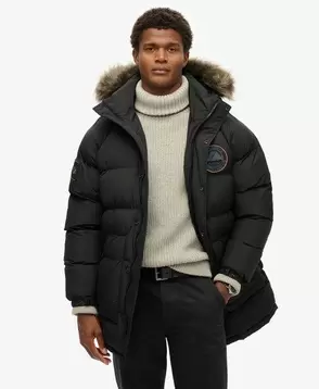 Langer Everest Baffled Parka für 249,99€ in Superdry