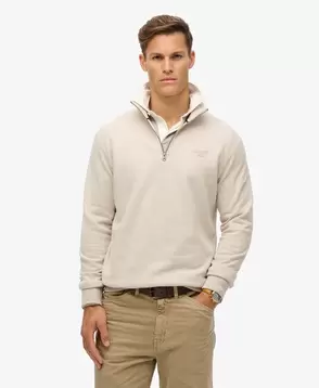 Essential Henley Sweatshirt mit Logo für 79,99€ in Superdry