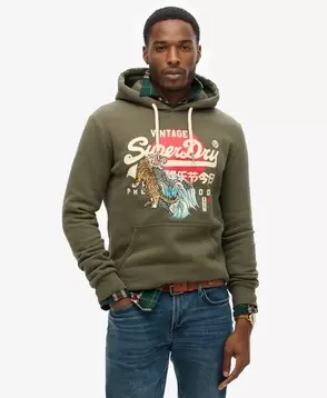 Tokyo Hoodie mit Vintage Logo für 89,99€ in Superdry