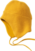 Mütze mit Bio-Schurwolle, gelb, Gr. 46/47 für 8,95€ in dm