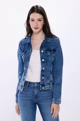 Jeansjacke aus Baumwolle für 49,99€ in Springfield