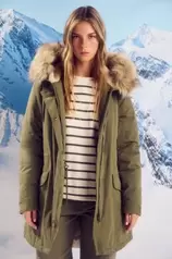 Sorona Aura Baumwollparka für 76,99€ in Springfield