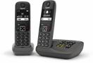 Gigaset AE690A Duo Schnurlostelefon mit Anrufbeantworter anthrazit für 49€ in Euronics