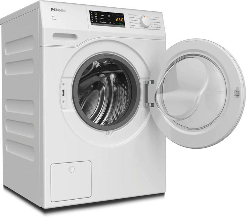 MIELE WCA032 WCS Active W1 Chrome Edition Waschmaschine (7 kg, 1400 U/Min., A, Flusenfilter, Fremdkörperfilter) für 799€ in Saturn