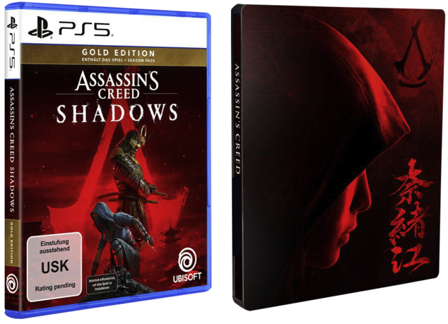 Assassin’s Creed Shadows - Gold Edition+ exklusives Steelbook - [PlayStation 5] für 109,99€ in Saturn