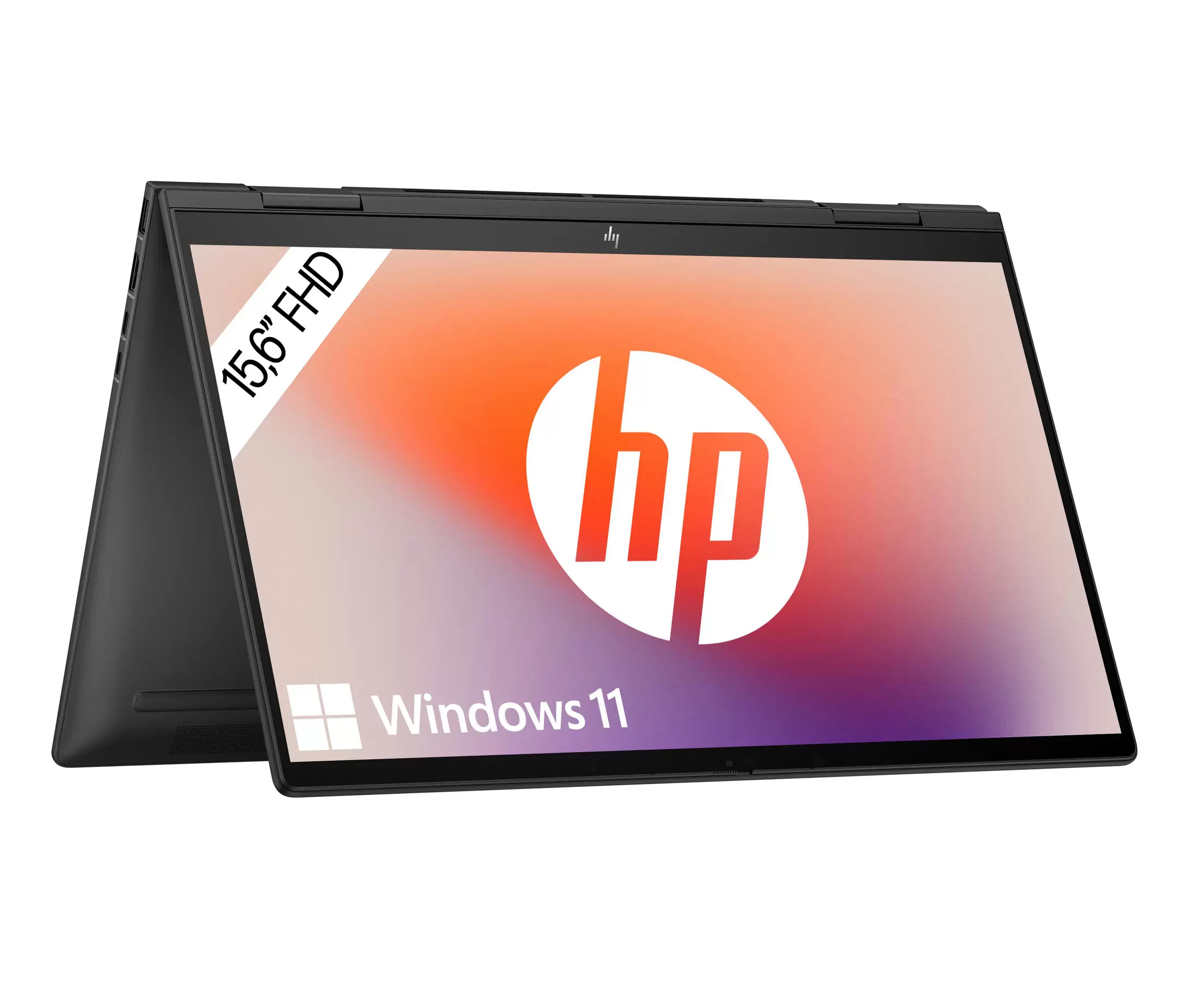 HP ENVY x360 2-in-1 Laptop 15-fh0355ng, Convertible, mit 15,6 Zoll Display Touchscreen, AMD Ryzen™ 5 7530U Prozessor, 16 GB RAM, 512 GB SSD, AMD Radeon™ Onboard Graphics, Schwarz, Windows 11 Home (... für 849€ in Saturn