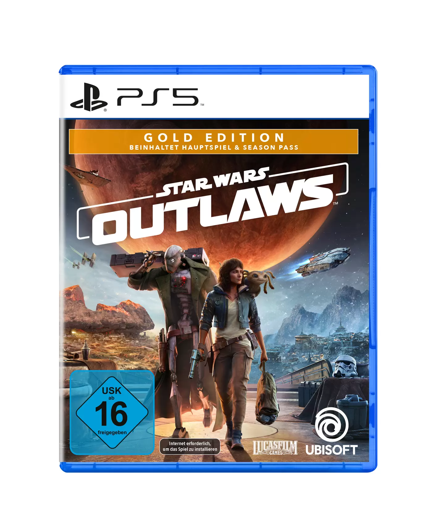 Star Wars Outlaws - Gold Edition (inkl. 3 Tage früheren Zugang + Season Pass)  - [PlayStation 5] für 112,99€ in Saturn