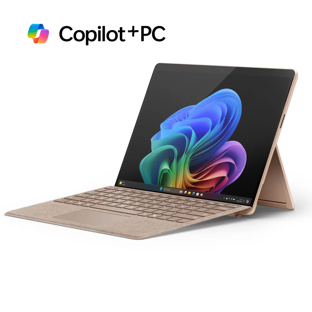 MICROSOFT Surface Pro, Copilot+ PC, 11. Edition, Convertible, mit 13 Zoll Display, Qualcomm Snapdragon X Plus, 16 GB RAM, 512 GB SSD, Qualcomm Adreno™ Onboard Graphics, Sand, Windows 11 Home (64 Bi... für 1449€ in Saturn