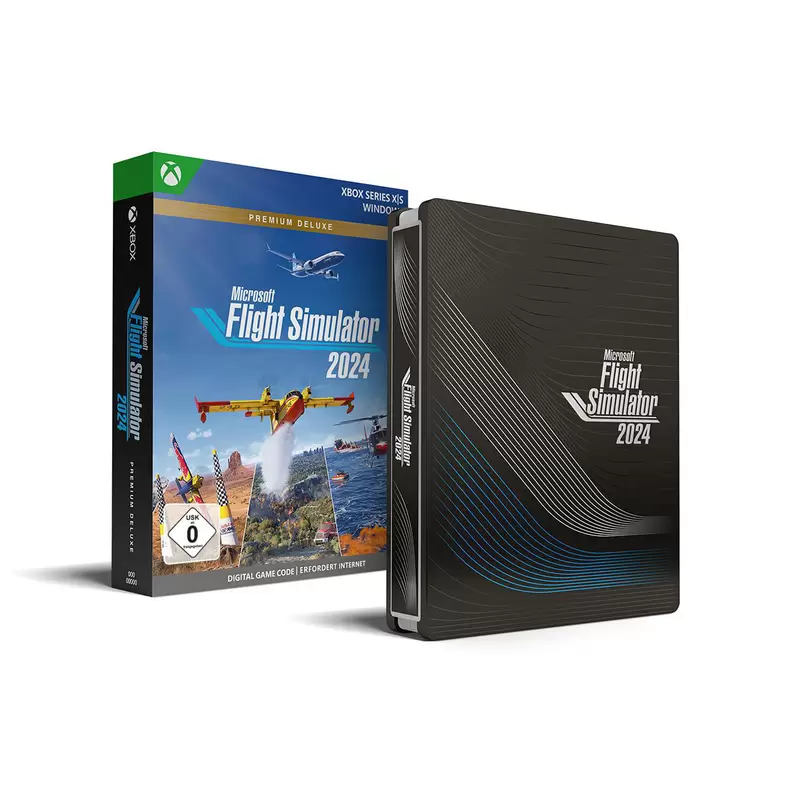 Microsoft Flight Simulator 2024 - Premium Deluxe SteelBook® - [Windows PC]  - [Xbox Series X|S] für 139€ in Saturn