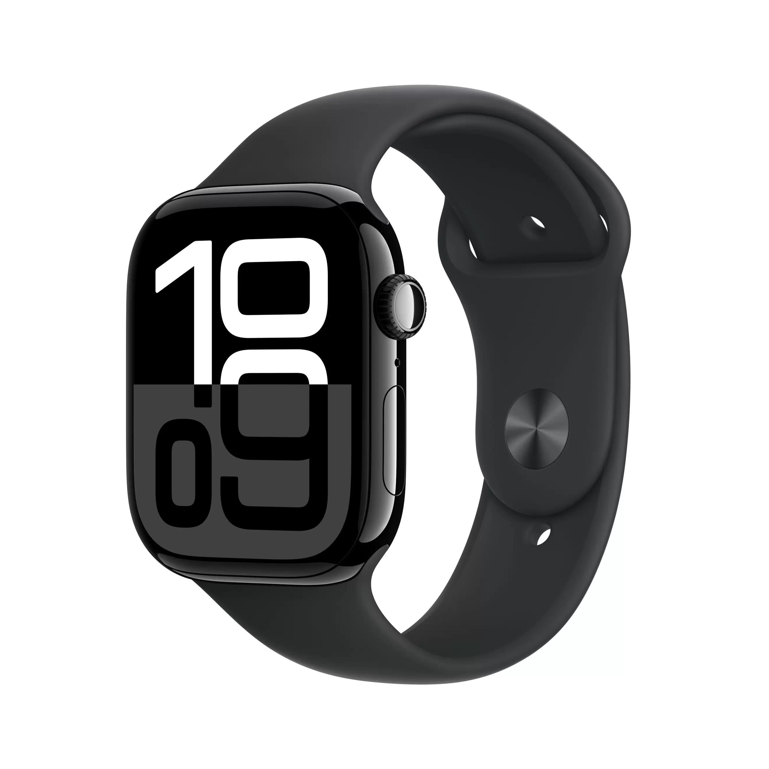 APPLE Watch Series 10 GPS 46 mm Smartwatch Aluminium Fluorelastomer, 160 - 210 mm, Diamantschwarz für 479€ in Saturn