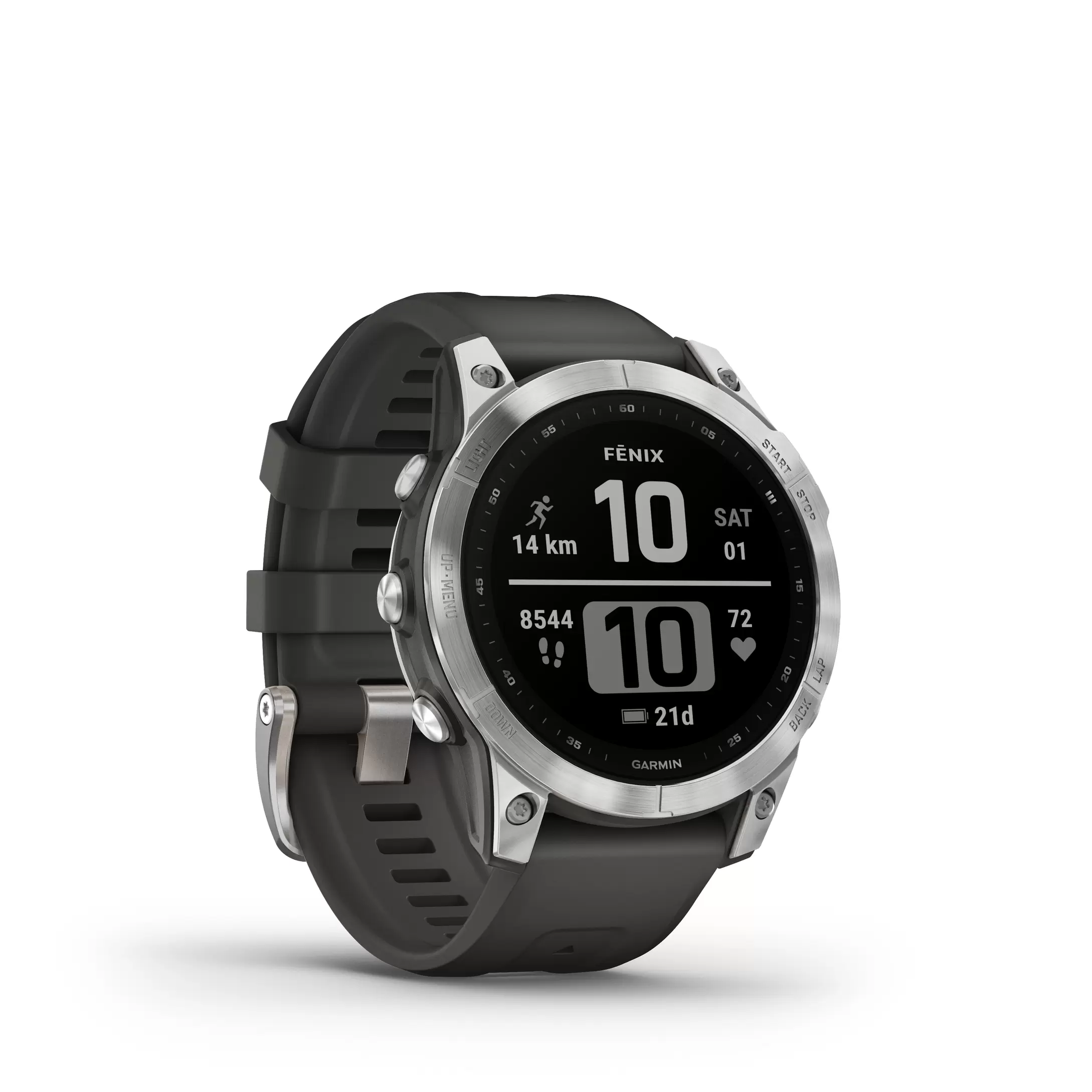 GARMIN Fenix 7 Smartwatch Edelstahl Silikon, 127-210 mm, Graphit für 375,57€ in Saturn