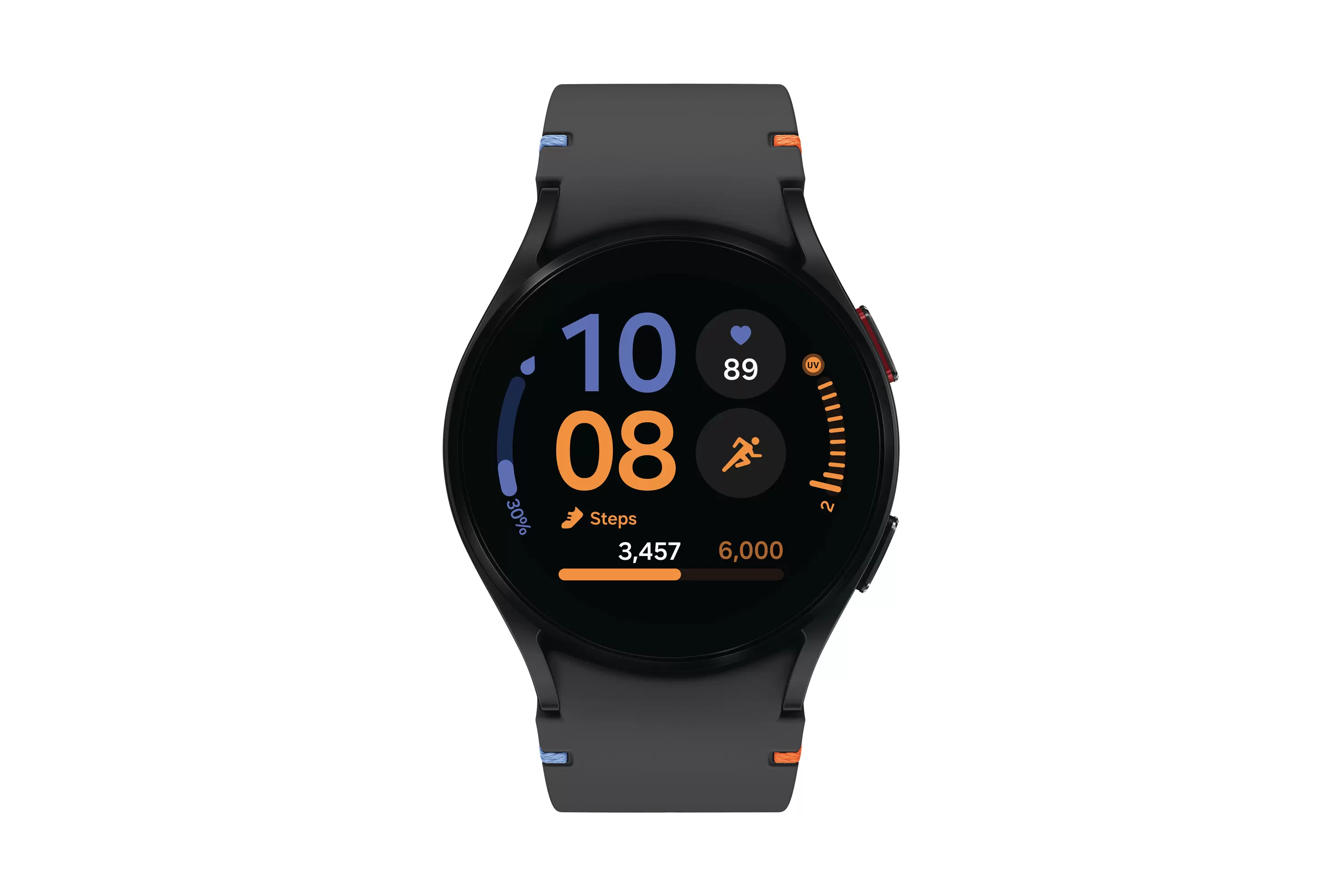 SAMSUNG Galaxy Watch FE 40 mm Smartwatch Armor Aluminum Fluorkautschuk, 40 mm, Black für 185€ in Saturn