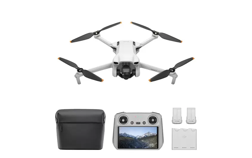 DJI Mini 3 Fly More Combo & DJI RC Drohne, Grau/Weiß für 539€ in Saturn