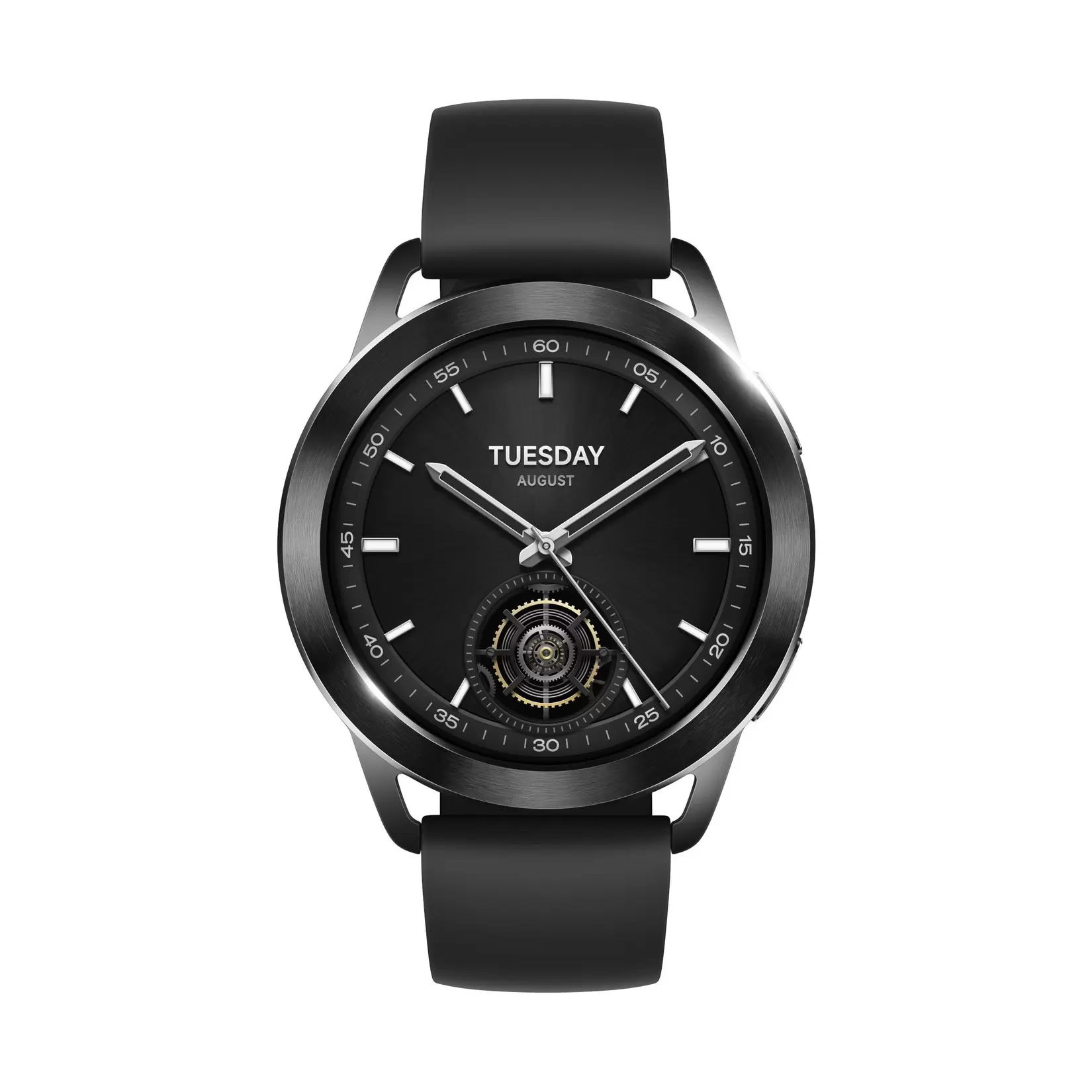 XIAOMI Watch S3 Smartwatch Edelstahl Fluorkautschuk, 22 mm, Black für 109€ in Saturn