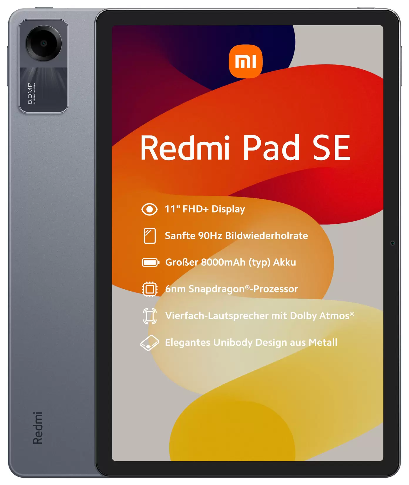 XIAOMI Redmi Pad SE, Tablet, 128 GB, 11 Zoll, Graphite Gray für 129€ in Saturn