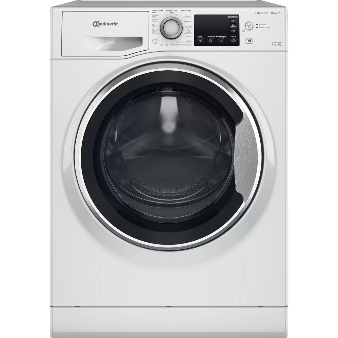 BAUKNECHT WATK Sense 96 41 N Waschtrockner (9 kg / 6 kg, 1351 U/Min.) für 579,99€ in Saturn