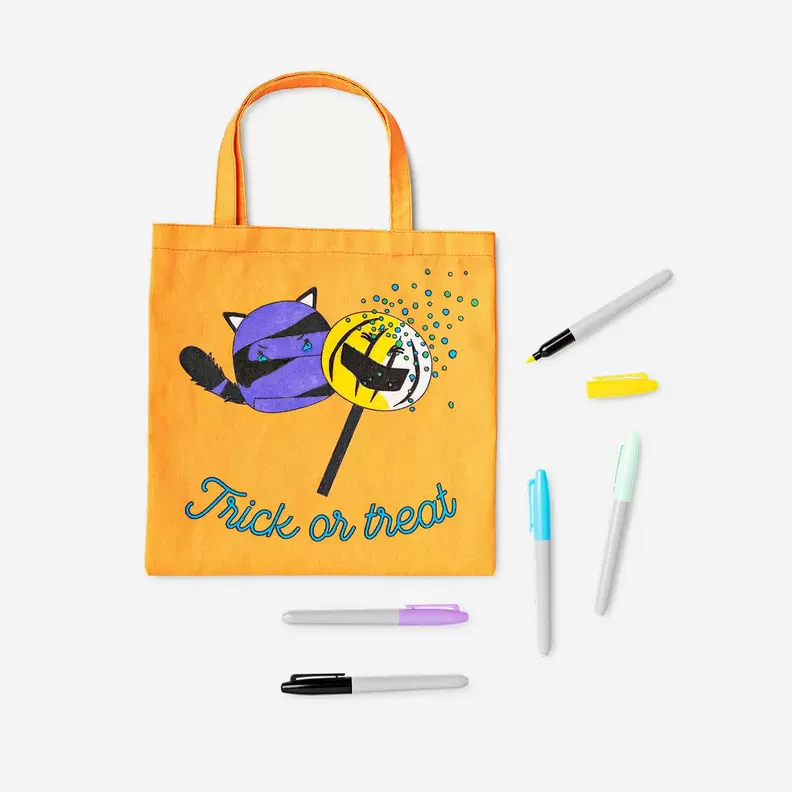 DIY Trick-or-Treat-Tasche für 3€ in Flying Tiger