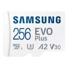 EVO Plus microSD-Speicherkarte (2024) (inkl. SD Adapter) - 256 GB für 19,9€ in Samsung