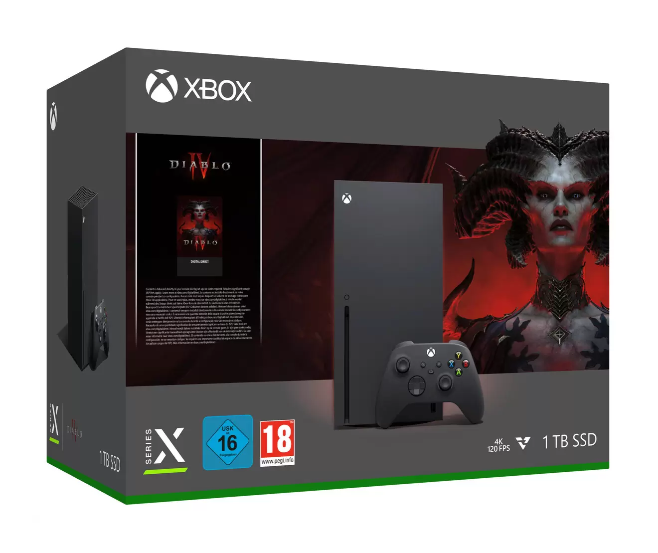 Xbox Series X Konsole -  Diablo 4 Bundle für 399,99€ in GameStop