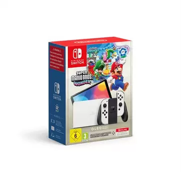 Nintendo Switch Konsole OLED Bundle Super Mario Wonder inkl. 12M Switch Online für 305,99€ in GameStop