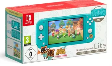 Nintendo Switch Lite Animal Crossing: New Horizons Timmy & Tommy Aloha Edition für 197,99€ in GameStop