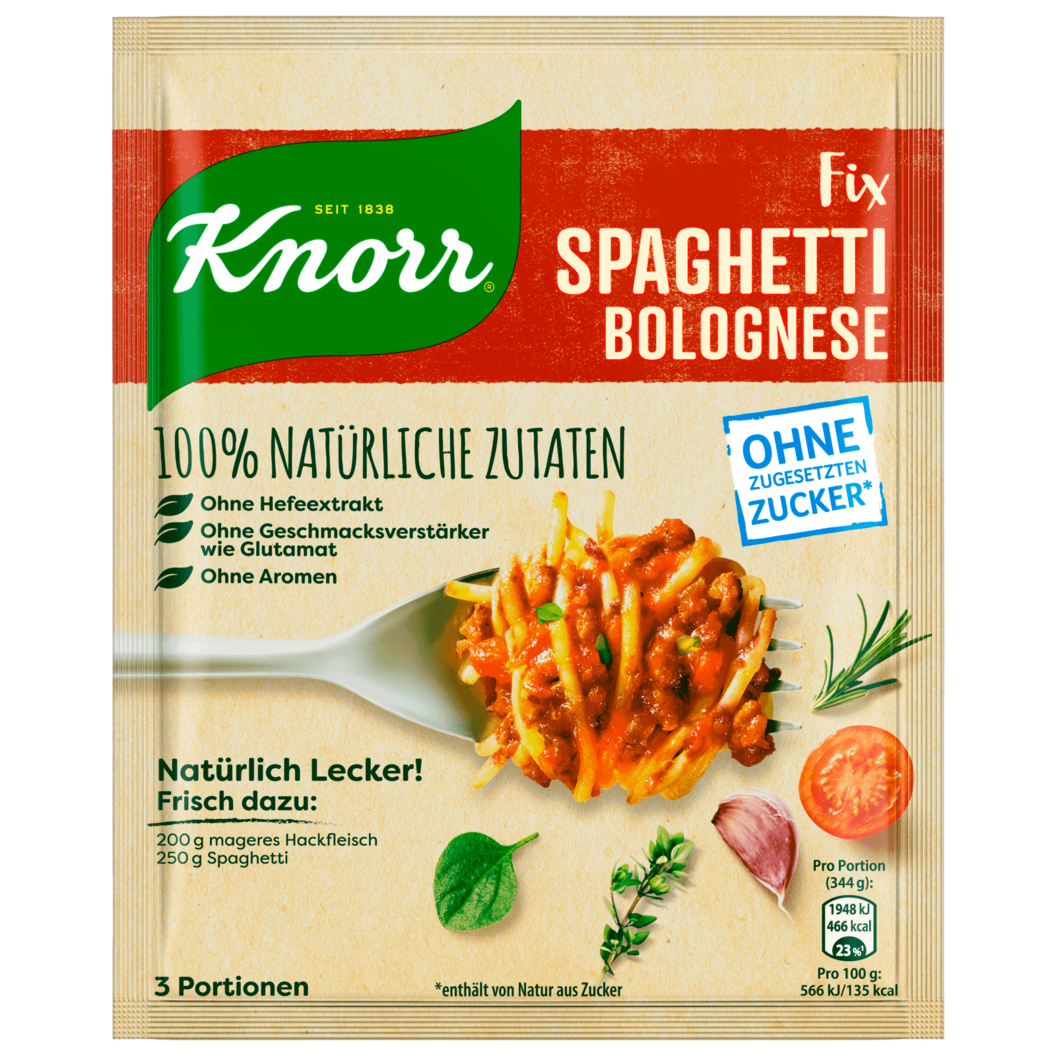 Knorr Fix Spaghetti Bolognese für 0,49€ in REWE