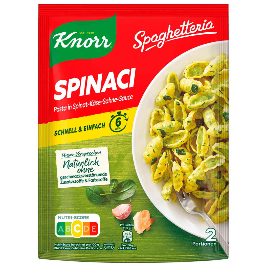 Knorr Spaghetteria Spinaci für 0,99€ in REWE