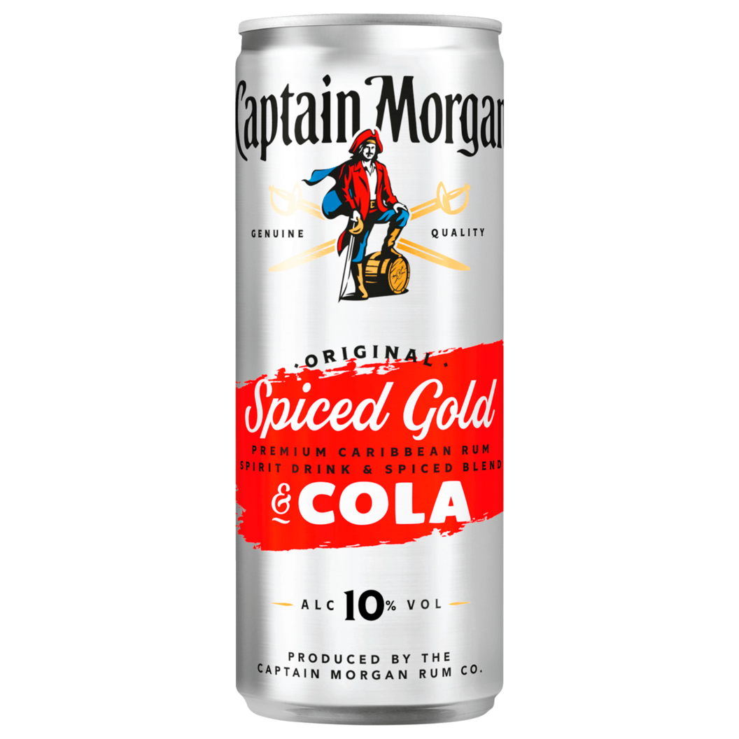 Captain Morgan Spiced Gold Cola für 2€ in REWE
