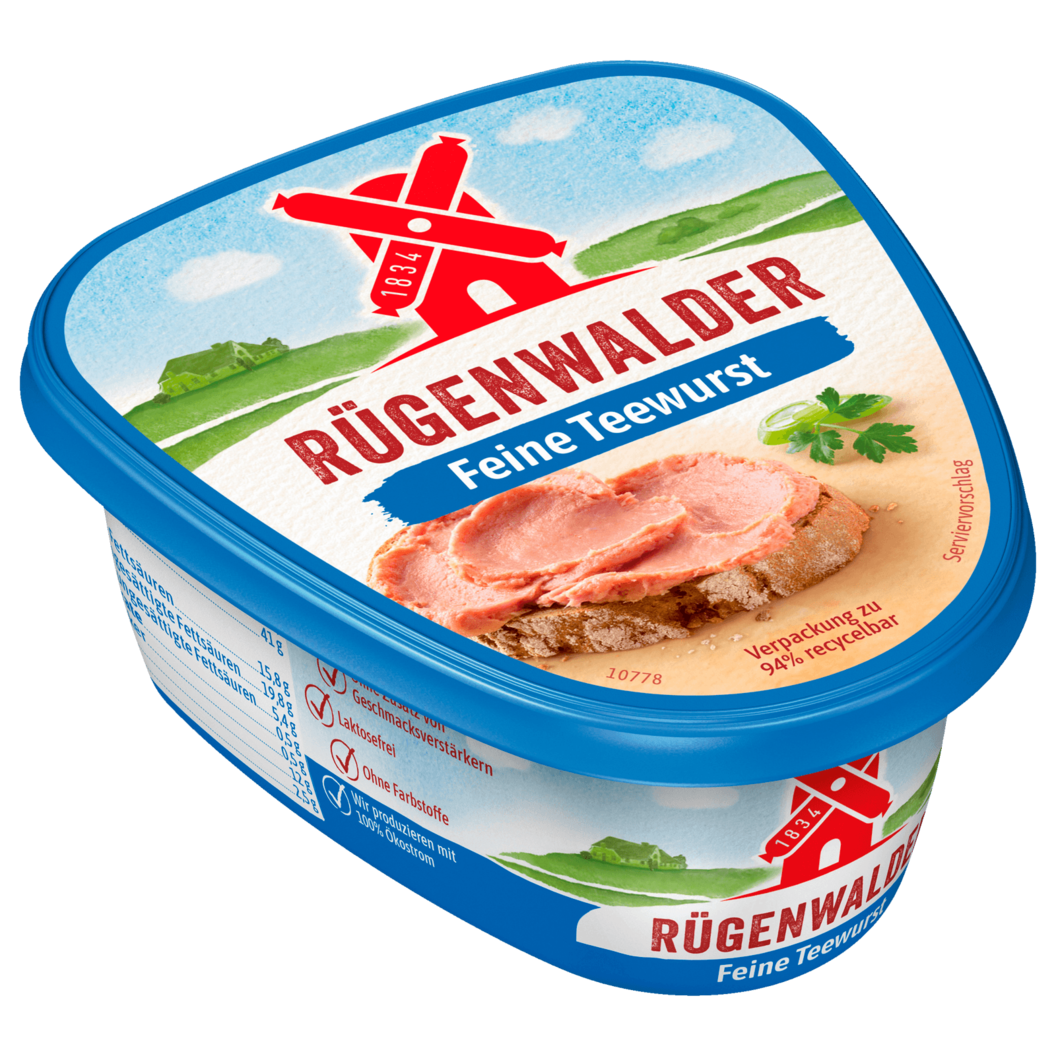 Rügenwalder Teewurst oder Leberwurst für 1,49€ in REWE