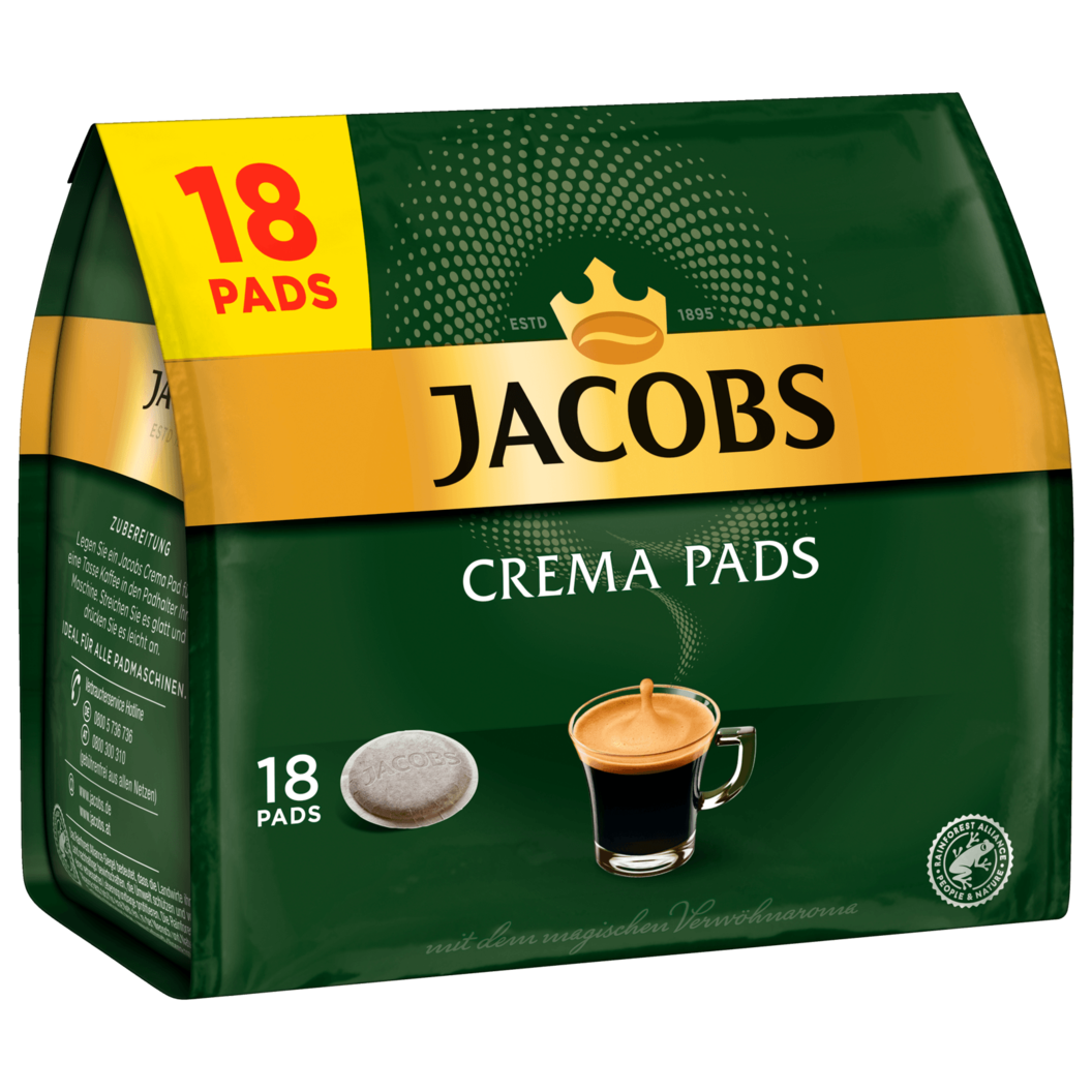 Jacobs Crema Pads für 1,79€ in REWE
