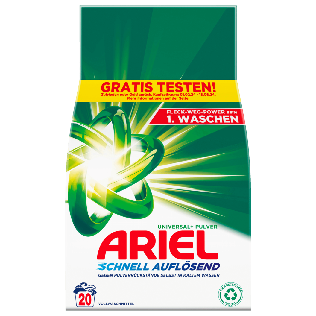 Ariel Waschmittel für 4,79€ in REWE