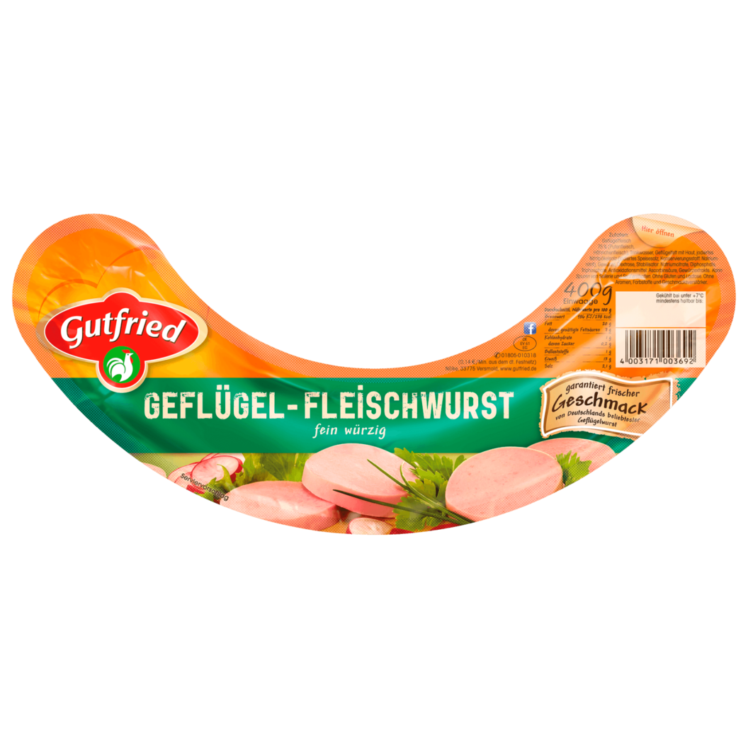 Gutfried Geflügel-Fleischwurst für 2,49€ in REWE
