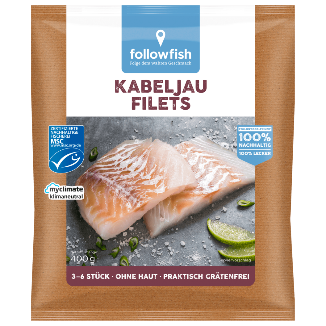 Followfish Kabeljau Filets für 7,99€ in REWE